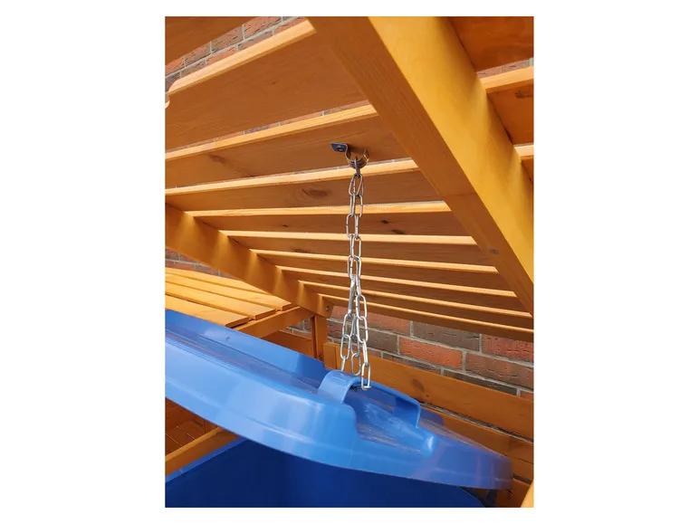 Mülltonnenbox »Vario III«, zur Verkleidung von Mülltonnen, Kiefernholz