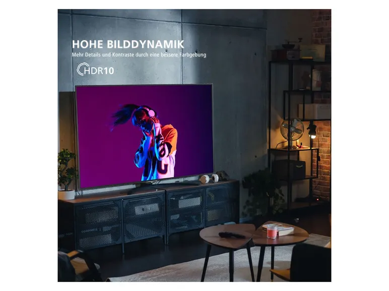 Tragbarer Fernseher »LT-32VHP256W« Camping Smart TV HD 32 Zoll mit Akku Strombetrieb