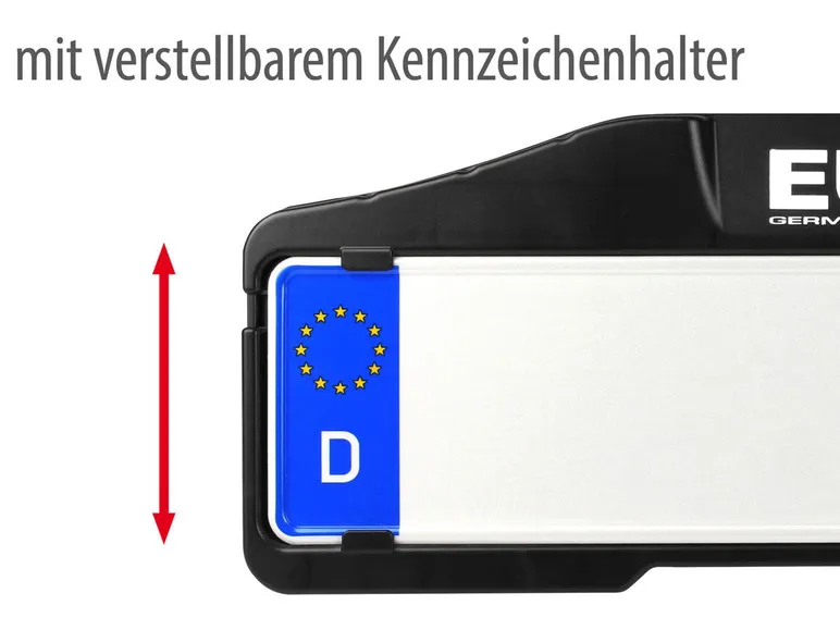 Heckträger »Premium III«, für 3 Räder, Abklappmechanismus, abschließbar