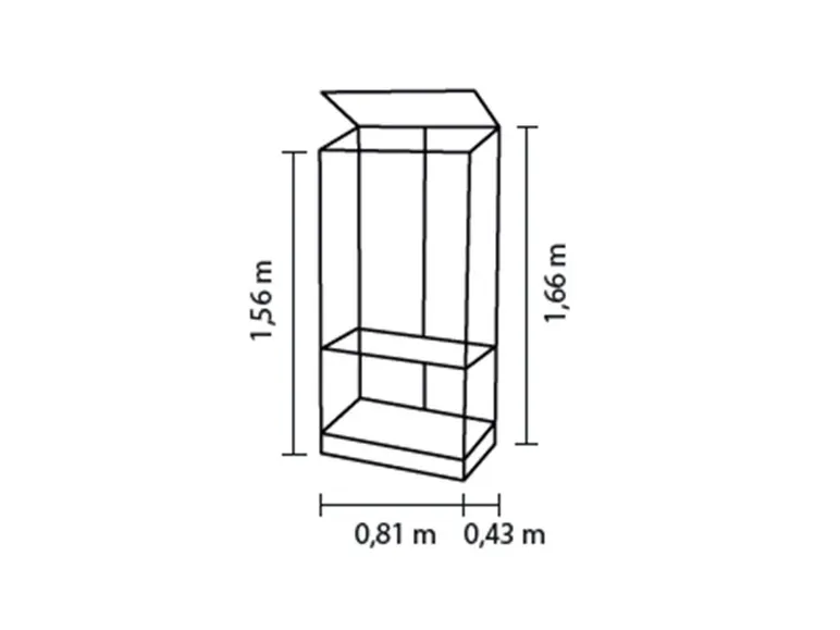 Vitavia Balkongewächshaus »Stad«, mit festem Fundament oder Rollen, aus Aluminium