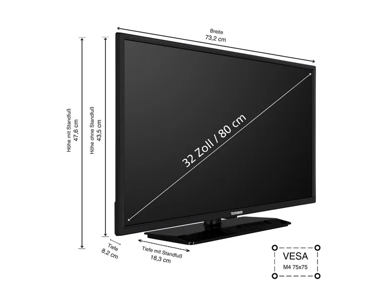 Fernseher »D32H554X2CWII« Android Smart TV 32 Zoll HD-Ready