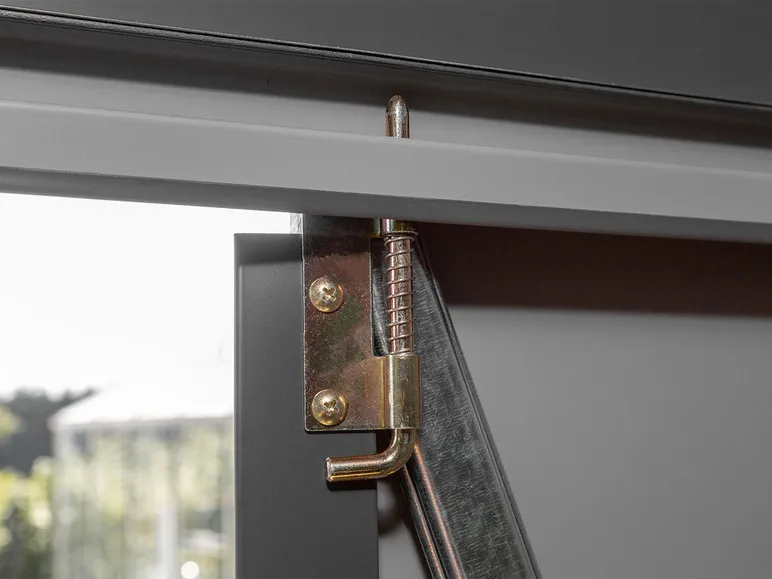 Spacemaker USA Metallgerätehaus, mit Rückwand, auch freistehend nutzbar, mit Flügeltür