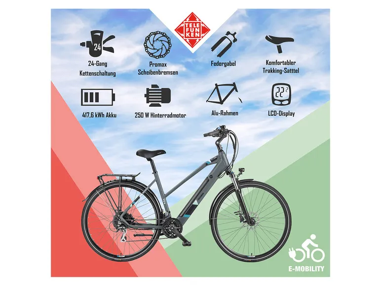 E-Bike Trekkingrad »XC940 Expedition«, 28 Zoll