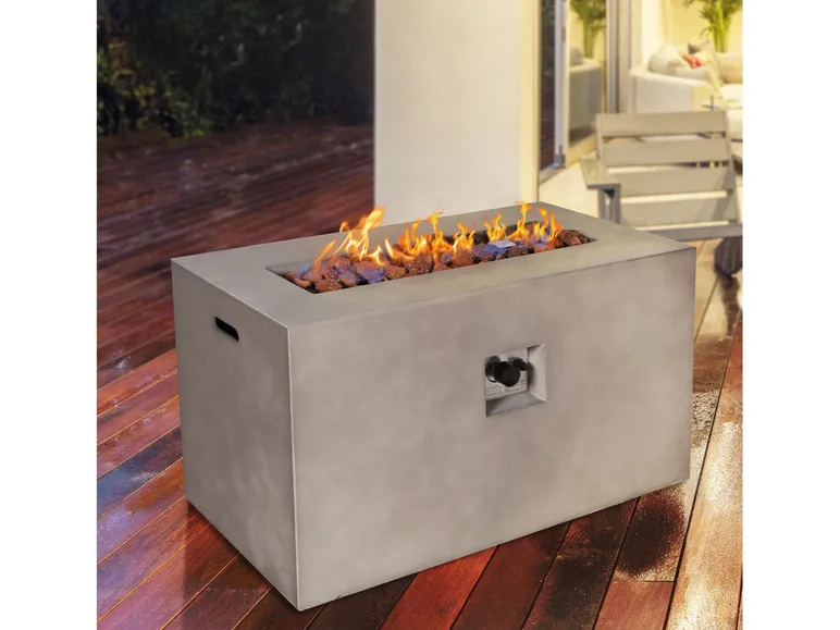 Feuerstelle »Padua« in Quaderform, grau