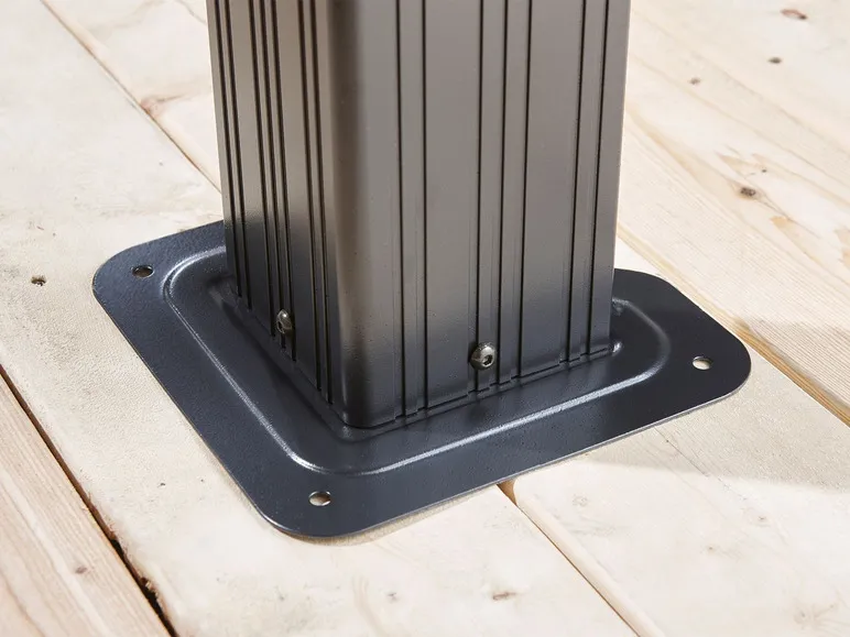 SOJAG Canada Pavillon »Messina«, aus Aluminium und Stahl, mit Seitenablagen u. Rauchablass