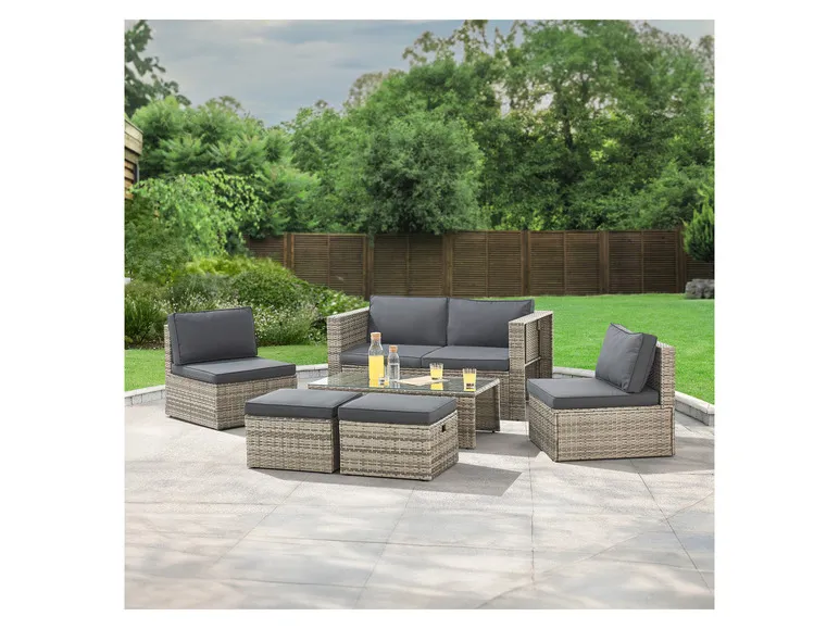 Polyrattan Lounge »Salou«, 6-tlg.