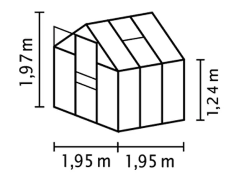 Vitavia Gartengewächshaus-Set Venus