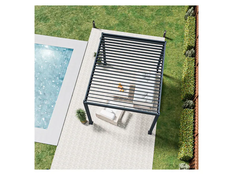 Pavillon »Trumpf«, mit verschließbaren Stahl-Lamellen