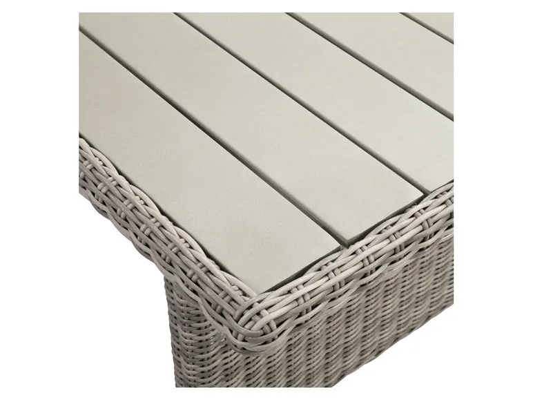 Loungeset »Malia«, 5-teilig, halbrund, grau