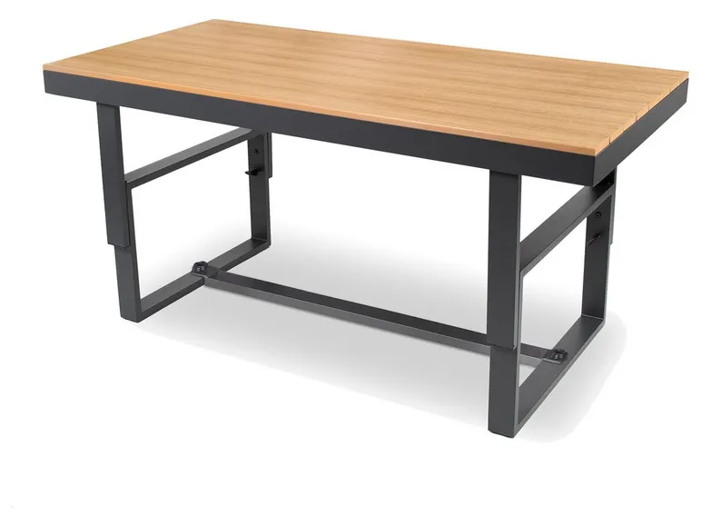 Alu-Lounge »Largo«, 3-teilig, hellgrau/hellbraun