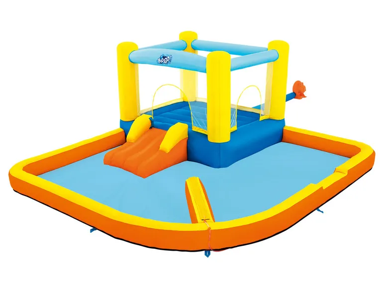 H2OGO!® Mega-Wasserpark Beach Bounce™ mit Dauergebläse