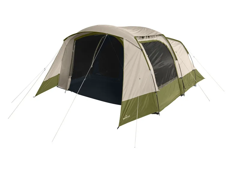 Verdunkeltes Familien-Campingzelt, mit 2 Kabinen, für 5 Personen