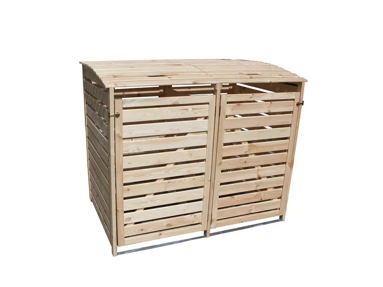 Mülltonnenbox »Vario III«, zur Verkleidung von Mülltonnen, Kiefernholz