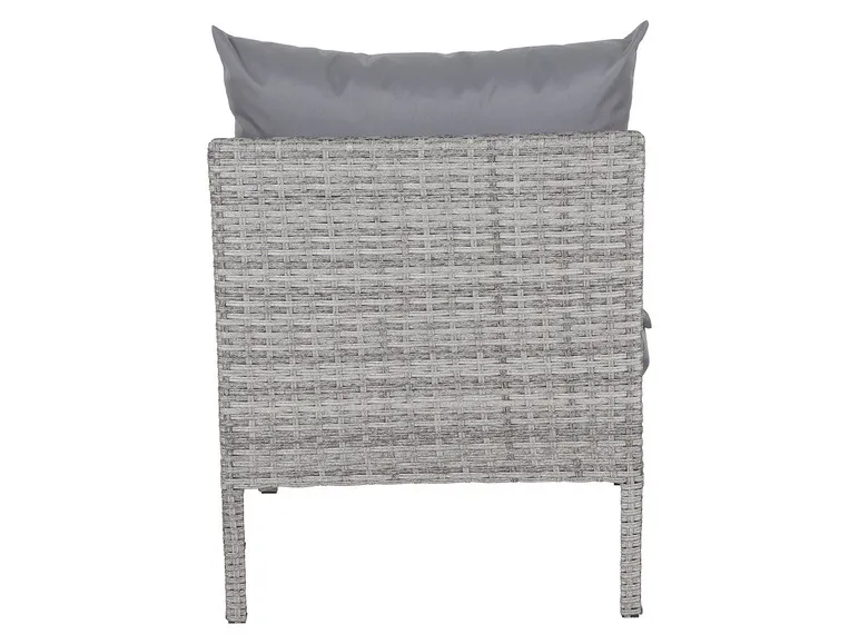 Vigo Lounge Set, aus Geflecht Mix, 4-teilig, grau