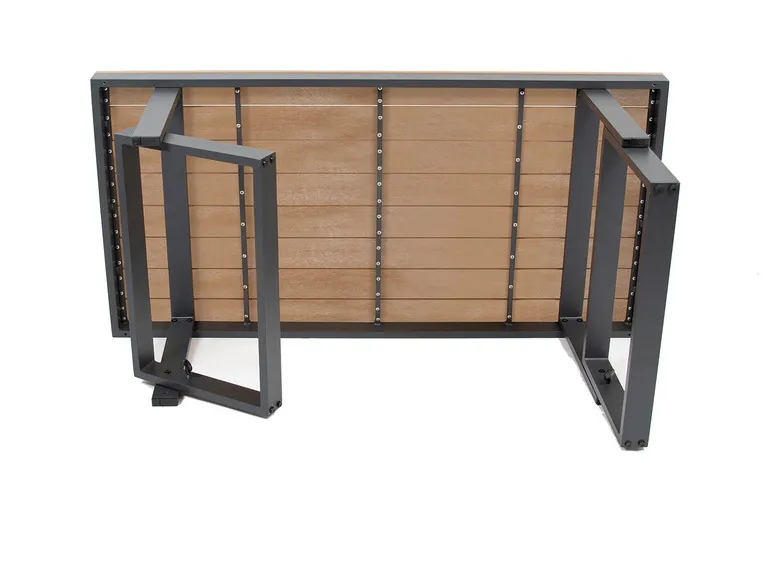 Alu-Lounge »Largo«, 3-teilig, hellgrau/hellbraun