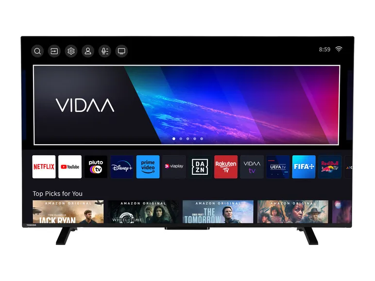 Fernseher »QV2363DAW« 4K UHD QLED VIDAA Smart TV