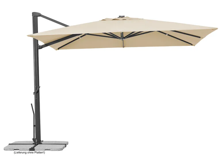 Ampelschirm »Rhodos Smart«, 300 x 300 cm, mit Kurbelsystem