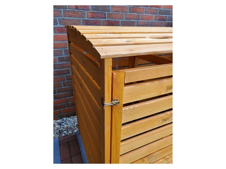 Mülltonnenbox »Vario III«, zur Verkleidung von Mülltonnen, Kiefernholz