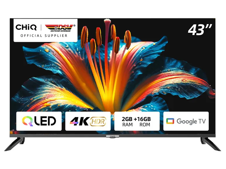 »UQM8V« Fernseher 4K UHD HDR QLED Smart Google TV