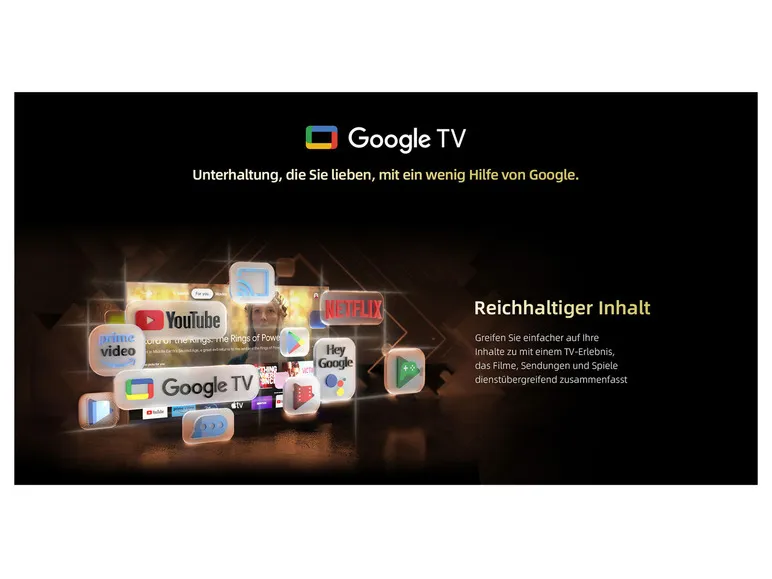 »UQM8V« Fernseher 4K UHD HDR QLED Smart Google TV