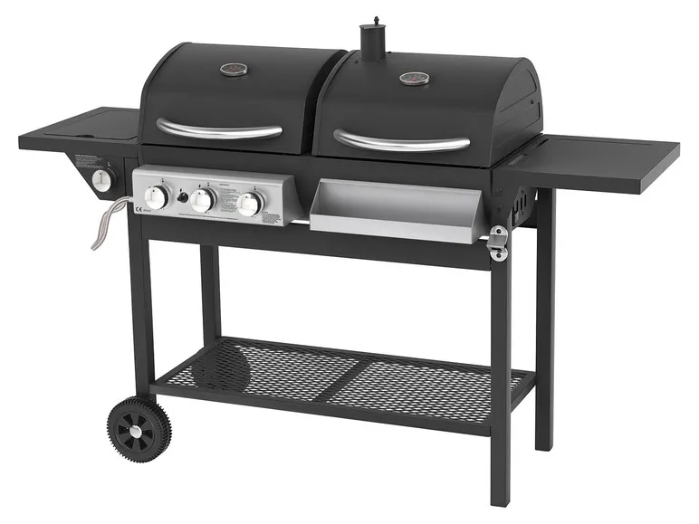 Kombigrill Gas und Holzkohle