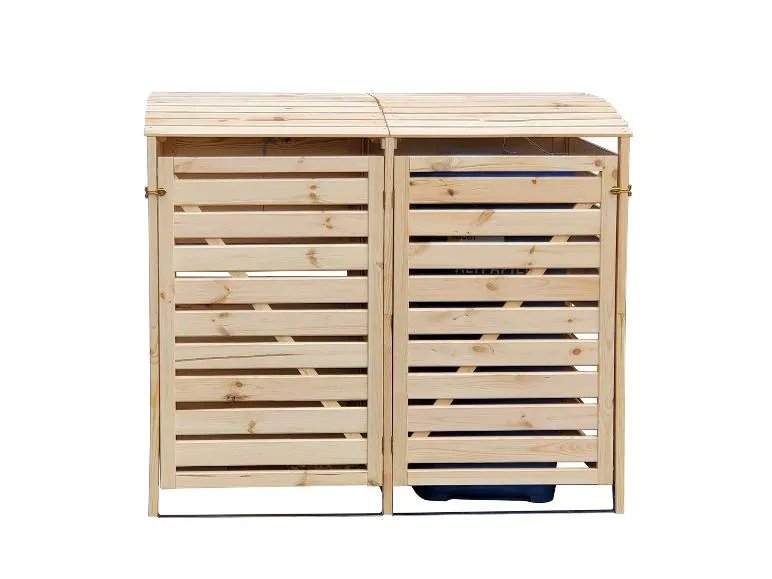 Mülltonnenbox »Vario III«, zur Verkleidung von Mülltonnen, Kiefernholz