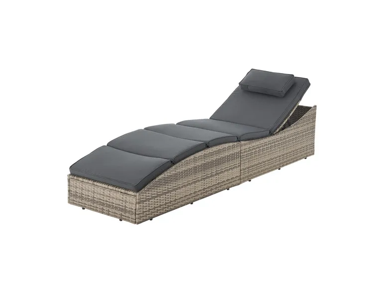 Faltbare Sonnenliege »Lamia«, in Rattanoptik