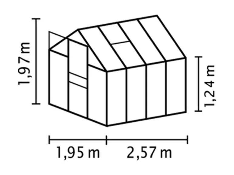 Vitavia Gartengewächshaus-Set Venus