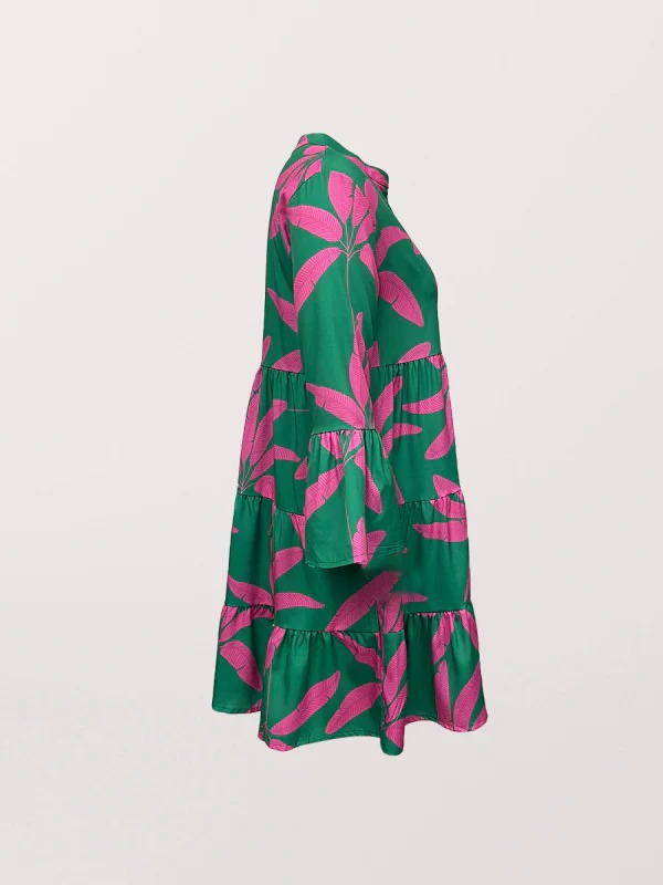 Women's Floral Print Babydoll Dress