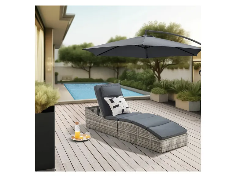 Faltbare Sonnenliege »Lamia«, in Rattanoptik