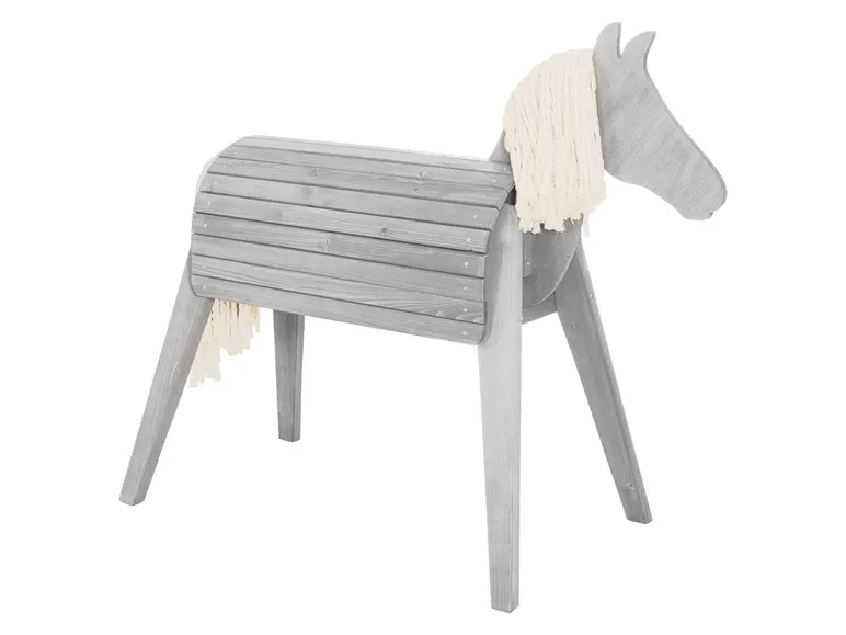 Spielpferd, aus Holz, 123 x 64 x 151 cm