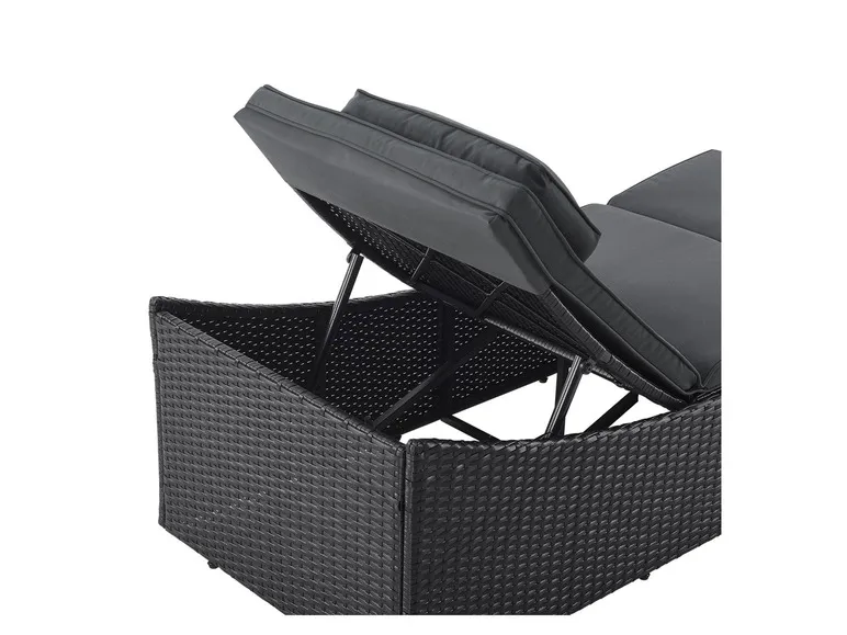 Faltbare Sonnenliege »Lamia«, in Rattanoptik