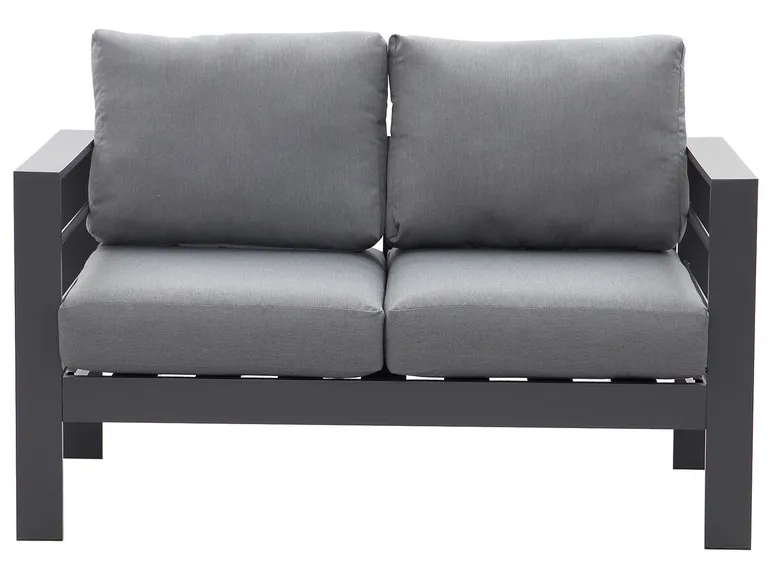 Gartenmöbel 7-Sitzer Lounge-Set Aluminium inkl. Polster