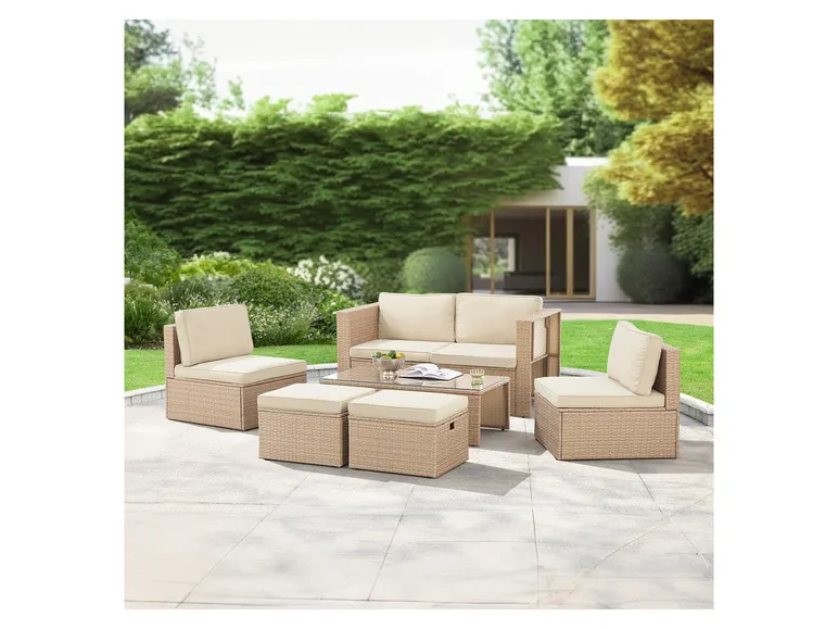 Polyrattan Lounge »Salou«, 6-tlg.