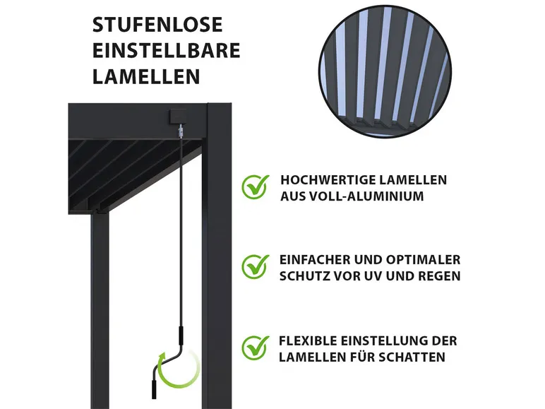 Pavillon »Superior«, aus Aluminium