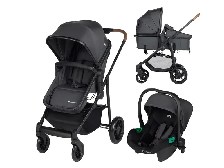 Kinderwagen »Haze Trio« 3in1, kompakt und einfach faltbar