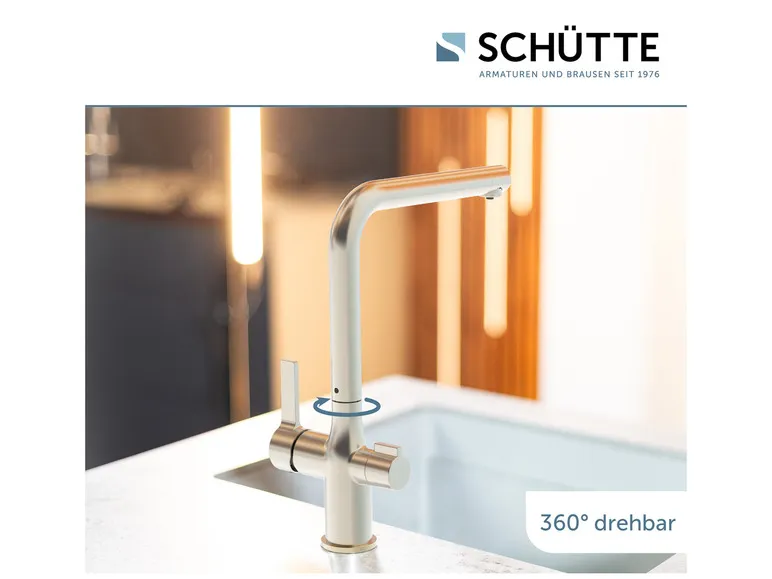 Trinkwasser-Armatur »AQUASTAR PRO« mit Filtersystem gegen Kalkrückstände und Schwermetalle