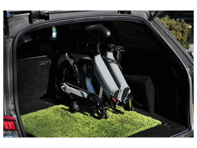 E-Bike Faltrad, Folding Race Bike F12, Klapprad, 16 Zoll, Titansilber