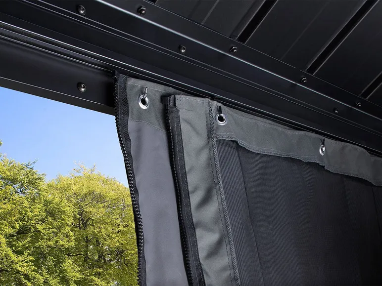 SOJAG Canada Pavillon »Messina«, aus Aluminium, Stahldach mit Lüftung, inkl. Fliegengitter