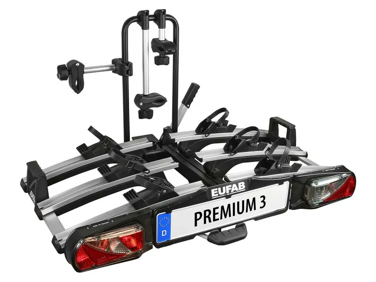 Heckträger »Premium III«, für 3 Räder, Abklappmechanismus, abschließbar