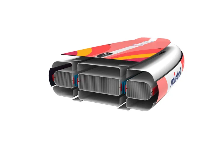 Mistral SUP Allround-Vivid mit Doppelkammersystem, 2-in-1, aufblasbar