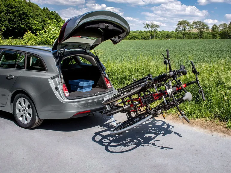 Heckträger »Premium III«, für 3 Räder, Abklappmechanismus, abschließbar