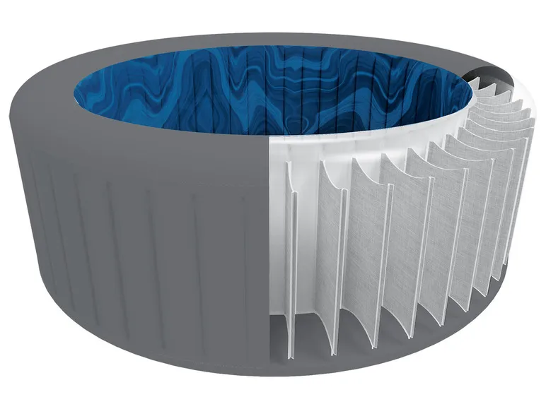 LAY-Z-SPA Whirlpool Santorini Ø 216 x 80 cm