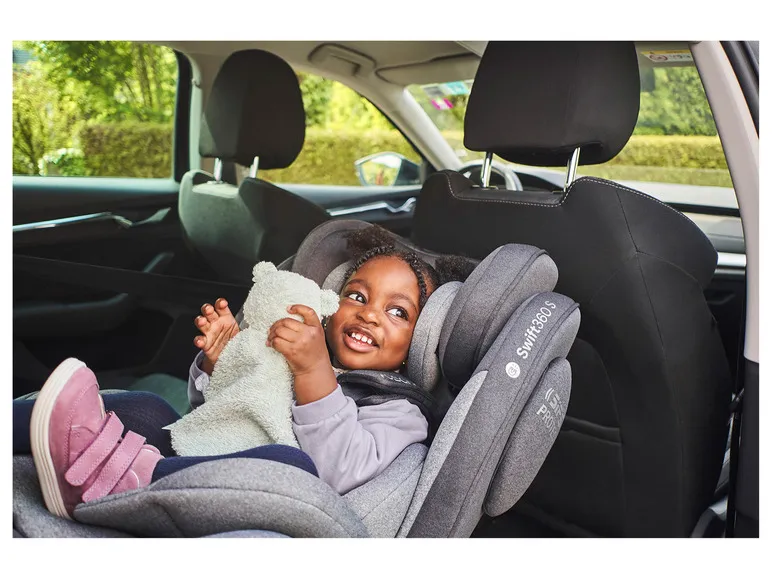 Autokindersitz »Swift360 S«, 360-Grad-Drehfunktion, grau