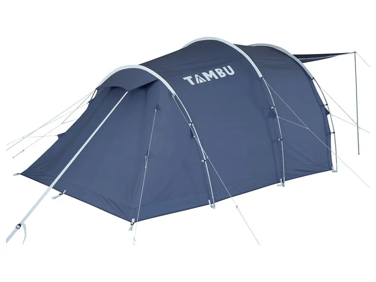 SUTI, 4 Personen Familien Tunnelzelt TC, blau