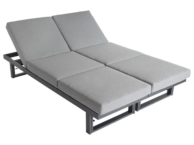 Alu-Lounge »Largo«, 3-teilig, hellgrau/hellbraun