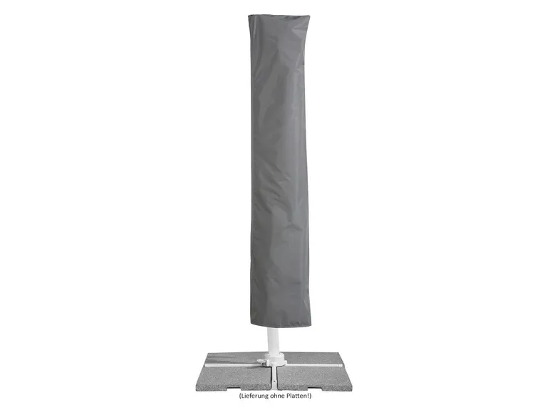 Schneider Ampelschirm »RHODOS TWIST BIANCO«, 300 x 300 cm, mit Plattenständer, imprägniert