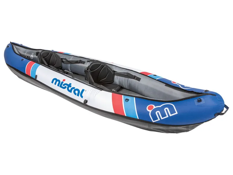 Nylon Kajak, 3-Luftkammersystem, mit 2 Doppelpaddeln