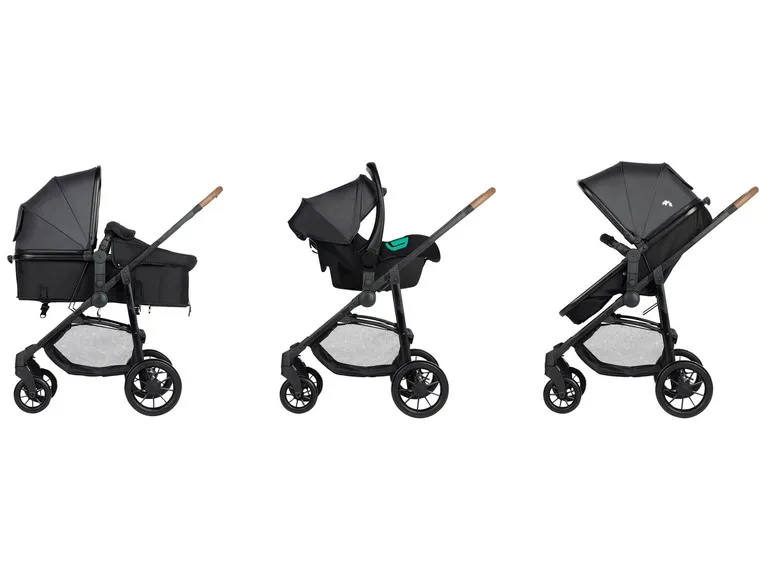 Kinderwagen »Haze Trio« 3in1, kompakt und einfach faltbar