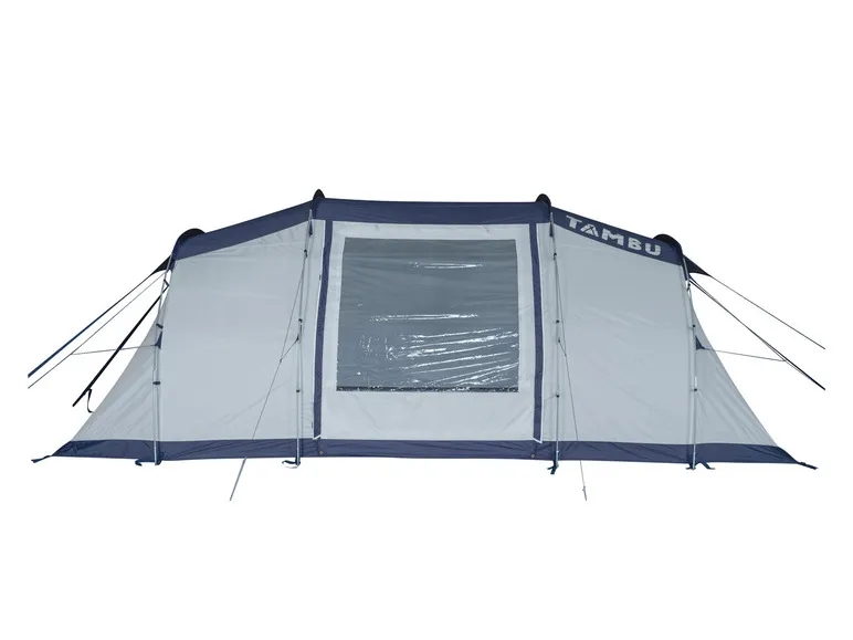 Tunnelzelt BARA Familien Vis-a-Vis Zelt grau / blau